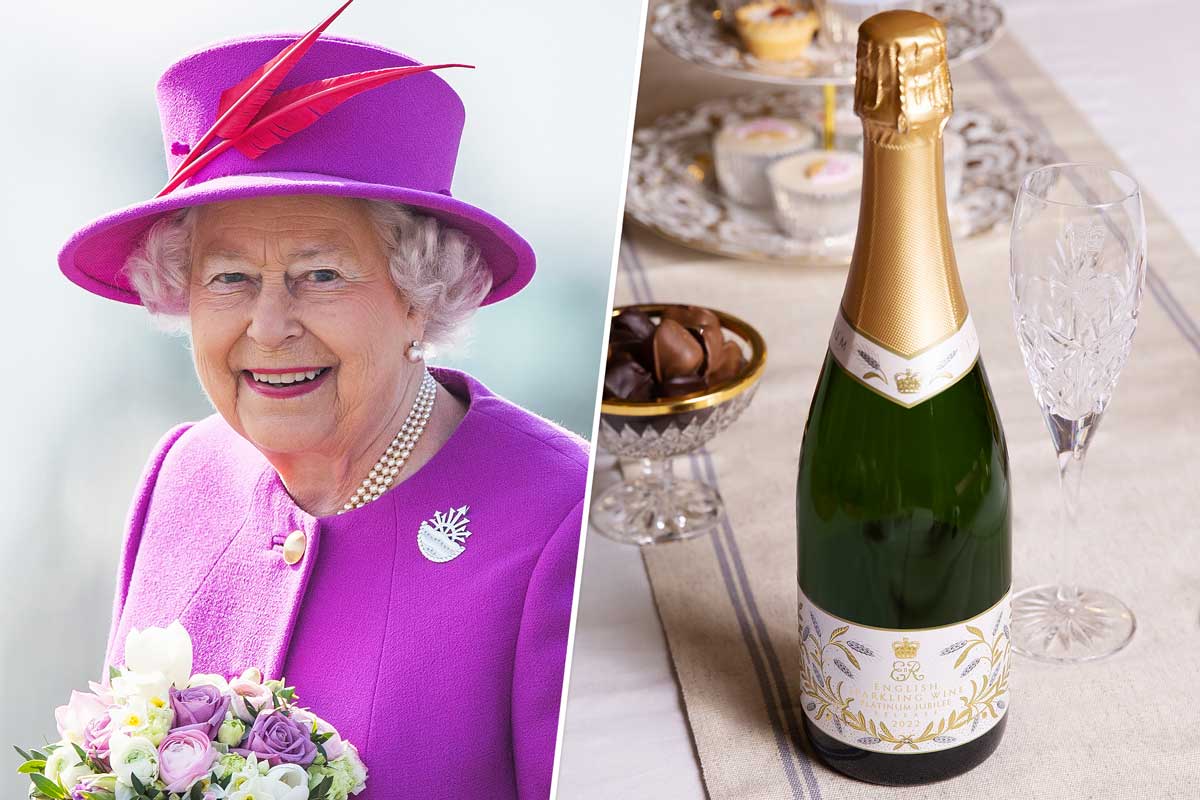 Rainha Elizabeth está lançando seu próprio vinho espumante para comemorar seu jubileu de platina